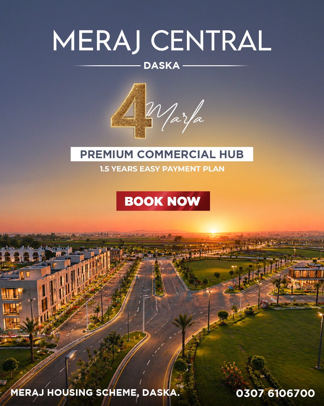4 Marla commercial plot for sale in daska meraj housing
