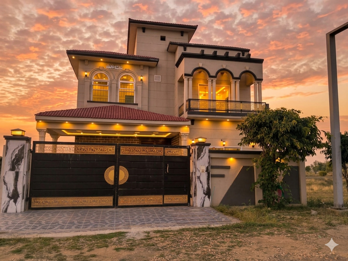 10 marla house for sale in meraj housing society daska sialkot